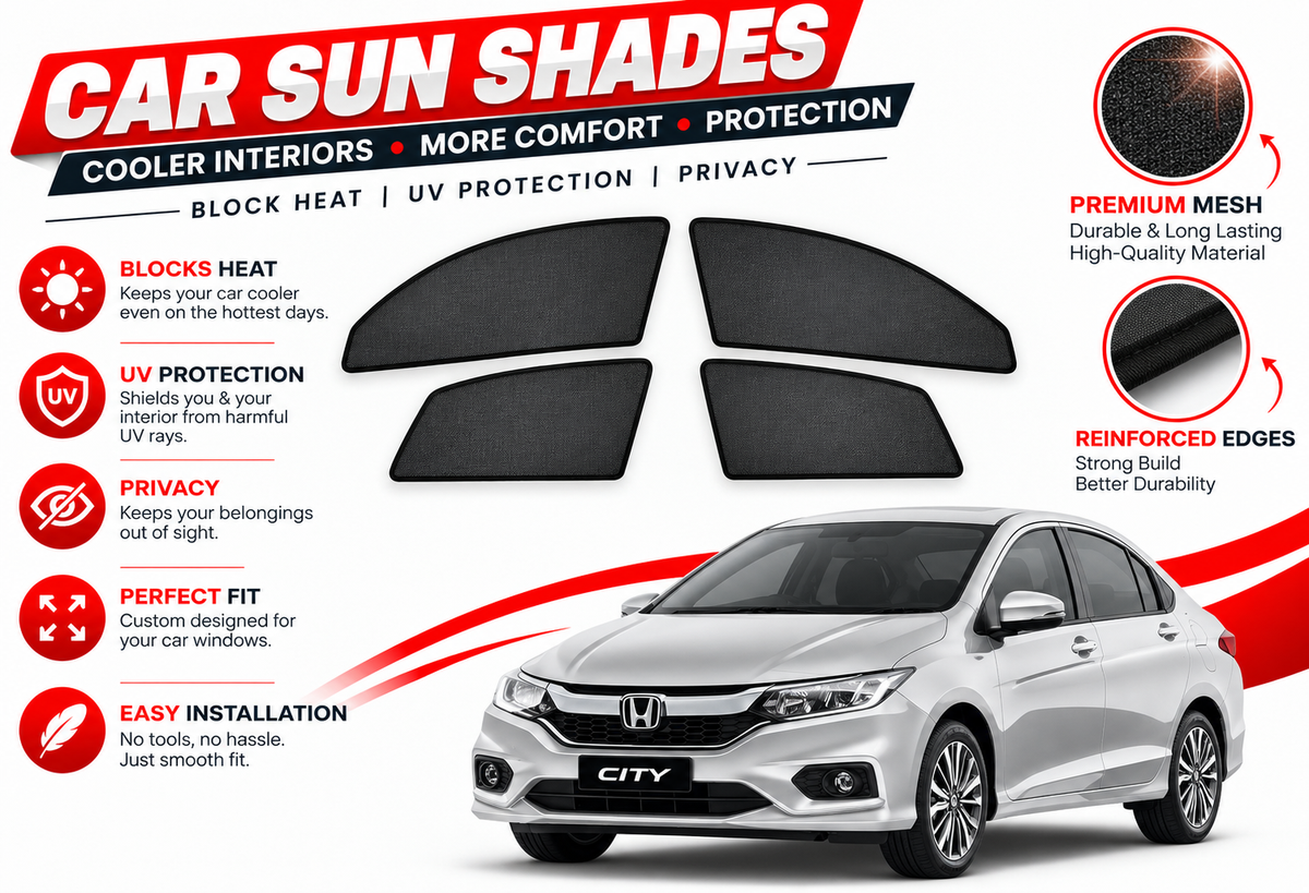 Sun Shades for Honda City 2022 to 2026