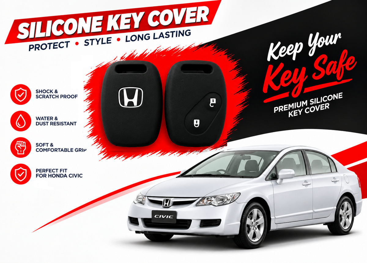 Silicone Key Cover for Honda Civic 2006 to 2011