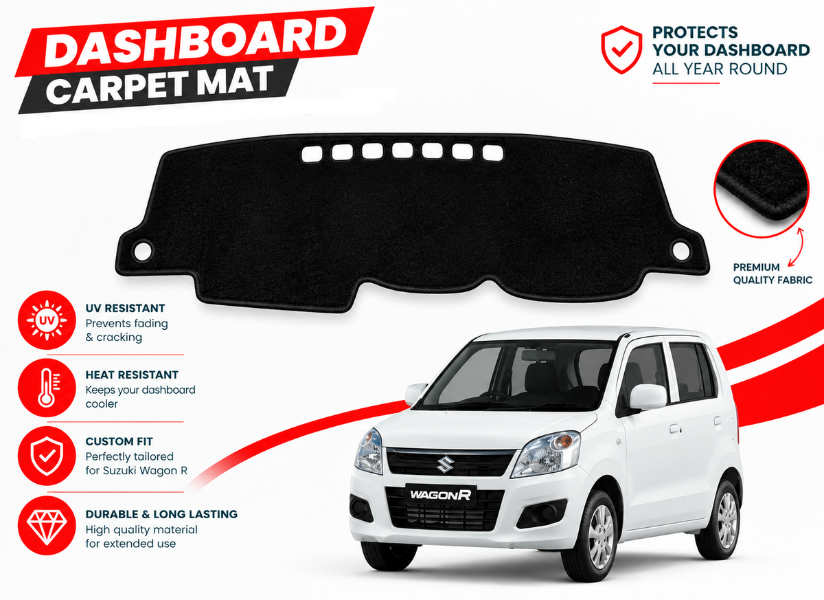 Dashboard Carpet Mats for Suzuki Wagon R 2014 to 2025