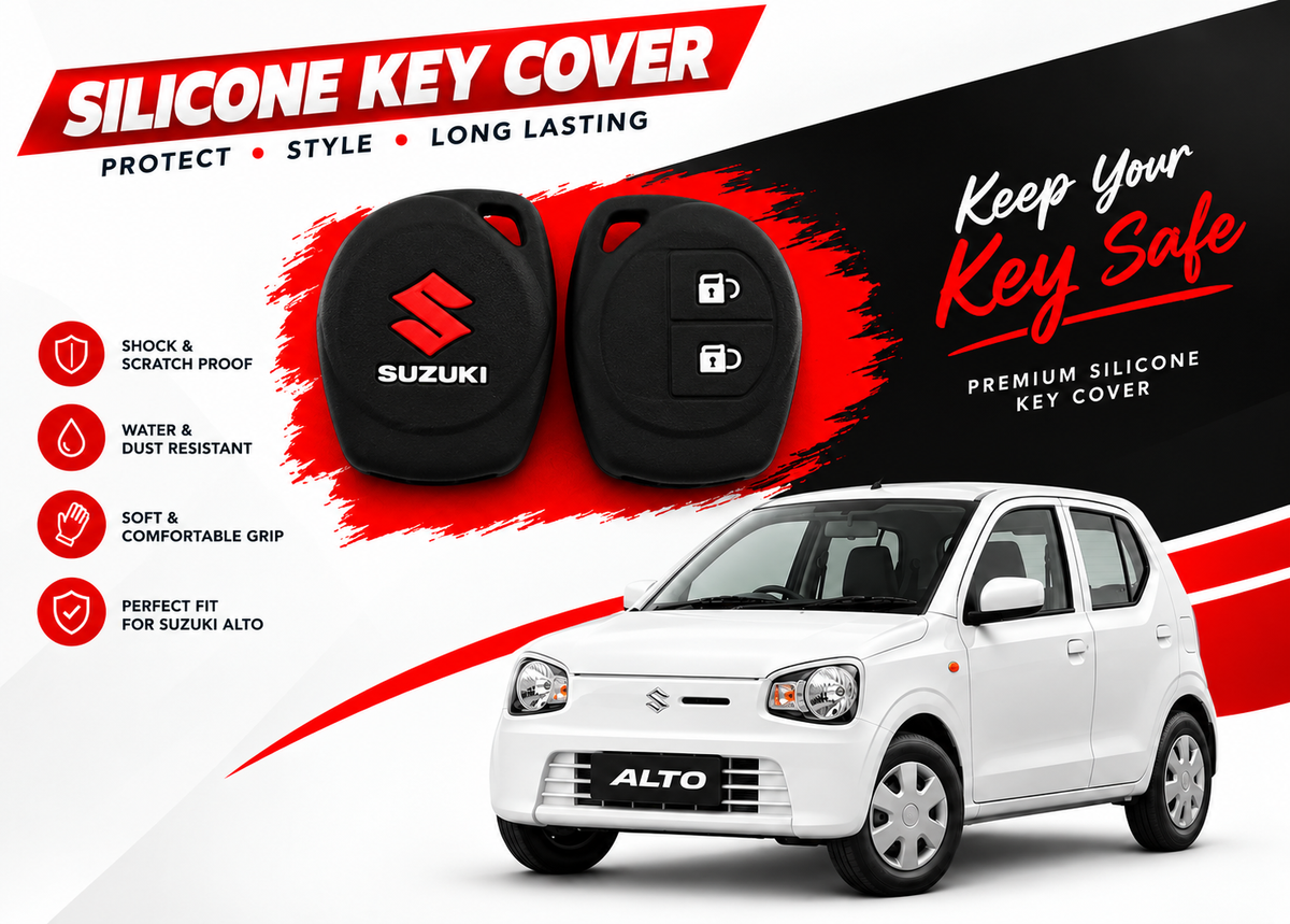 Silicone Key Cover for Suzuki Alto 2019 to 2026