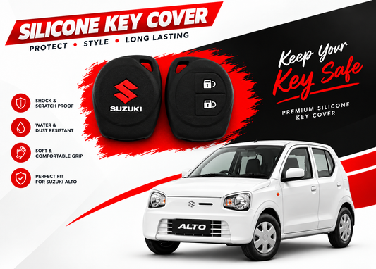 Silicone Key Cover for Suzuki Alto 2019 to 2026