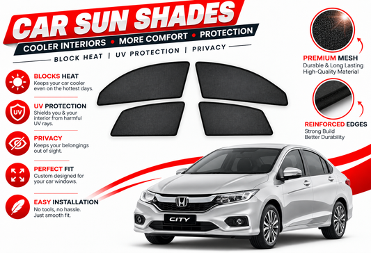 Sun Shades for Honda City 2022 to 2026