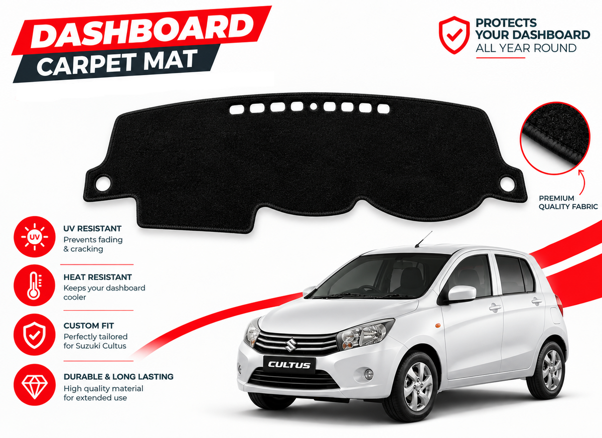 Dashboard Carpet Mats for Suzuki Cultus 2017 to 2026