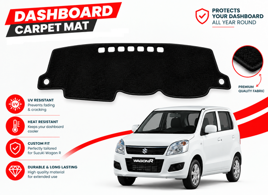 Dashboard Carpet Mats for Suzuki Wagon R 2014 to 2025