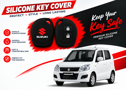 Silicone Key Cover for Suzuki Wagon R 2014 to 2025